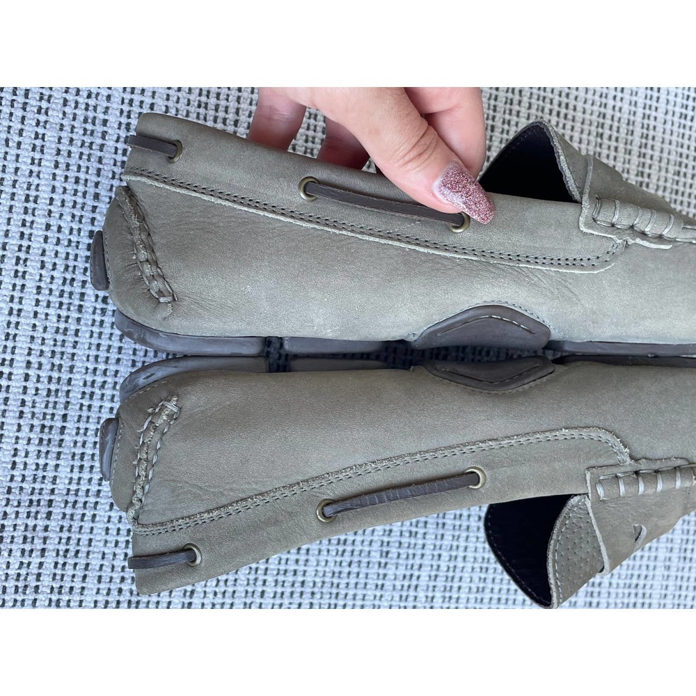 Johnston & Murphy Taupe Loafers - Picture 5 of 8